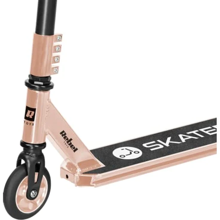 Rebel Skater PRO Gold ZAB0120G, Scooter mit 360° Lenker für Aqurobaation und Tricks, leicht, bis 100 kg – Bild 2