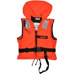 Lalizas Rettungsweste Schwimmweste 40-50kg ISO 12402-4 Feststoffweste 100N, Orange