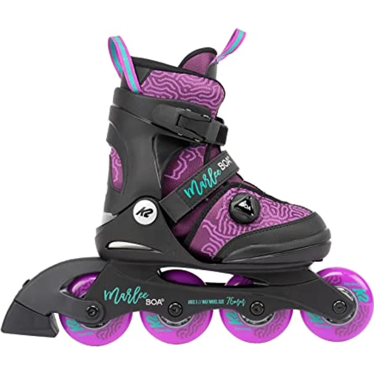 K2 Skates Mädchen Inline Skates MARLEE BOA, purple - blue, 30G0186.1.1.L – Bild 4