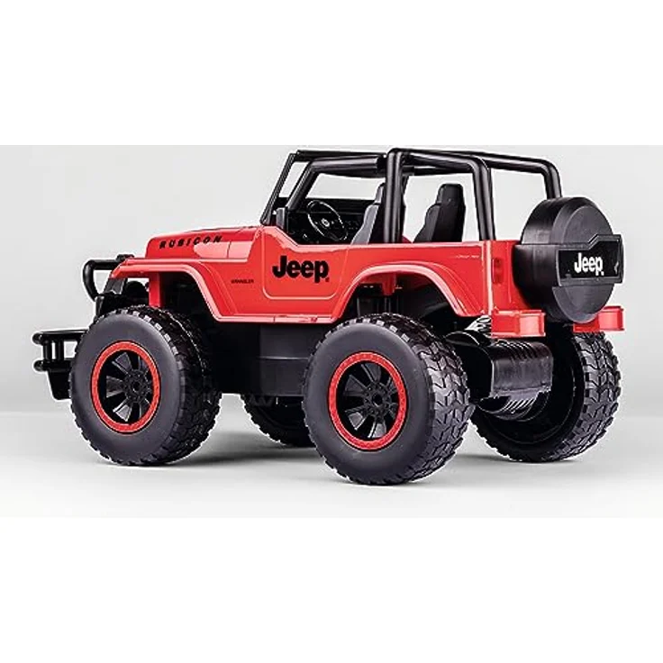 Carson RC Car,1:12 Jeep Wrangler 2.4G 100% RTR rot mit schlagfester Karosserie und geländegängigen Reifen – Bild 4