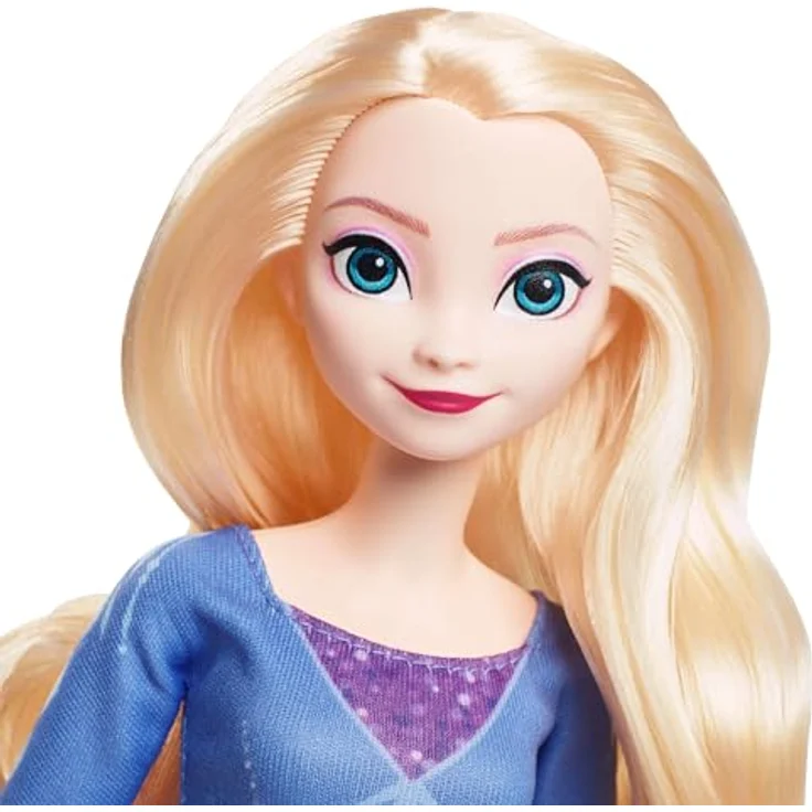 Mattel® Anziehpuppe Disney Die Eiskönigin Elsa mit abnehmbarem Kleid, Nokk und Abenteuer-Kutsche – Bild 2