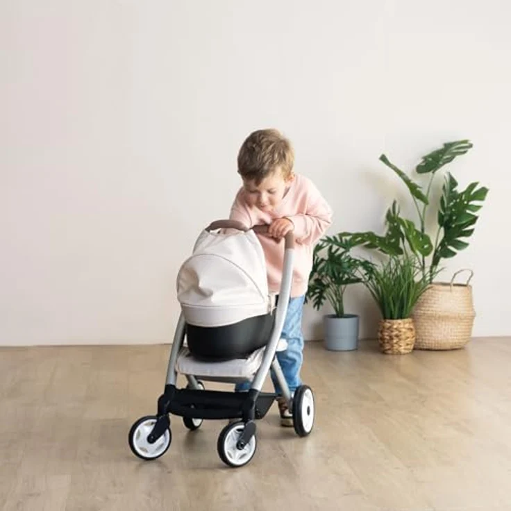 Smoby Kombi-Puppenwagen Maxi-Cosi 3-in-1, vielseitiger Puppenwagen mit Tragekorb für Puppen bis 42 cm, Made in Europe – Bild 5