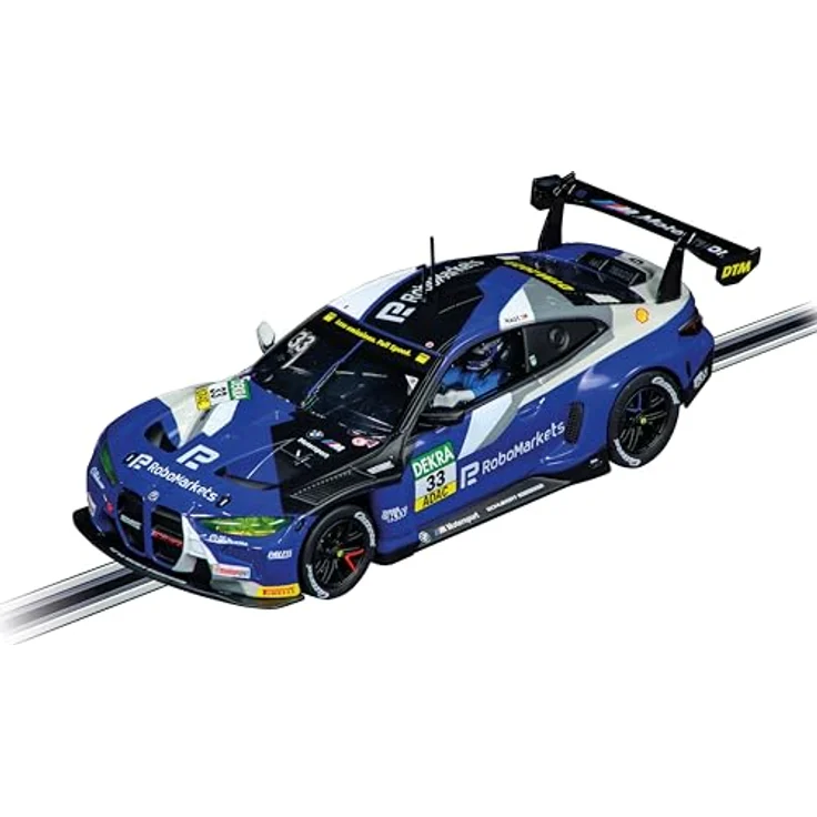 Carrera 32012 Digital132 BMW M4 GT3 Schubert Motorsport, No.33 DTM 2023 / Maßstab 1:32 Slotcar, Front- und Rück-/Bremslicht, digital steuerbar – Bild 1