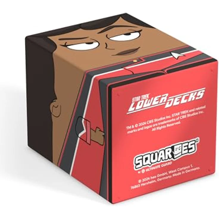 Squaroes Squaroe Star Trek: Lower Decks™ ST001 Beckett Mariner, Sammelbox für TCG-Decks mit Platz für bis zu 100 Karten, aus 78 % erneuerbaren Rohstoffen – Bild 6