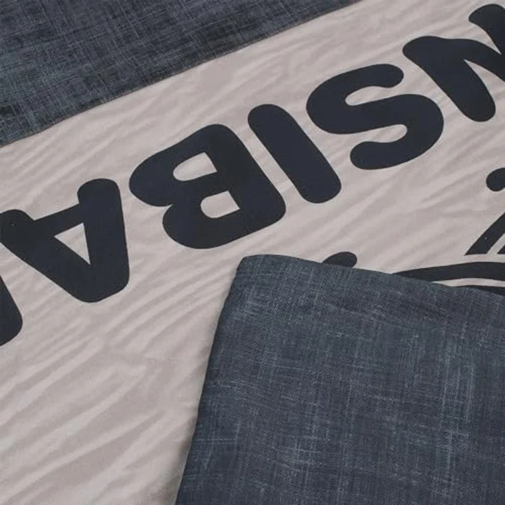 Sansibar Bettwäsche-Set Sunrise 135x200 2-teilig Bettbezug - Kinderbettwäschen aus 100% Premium Satin-Baumwolle, Taupe – Bild 3