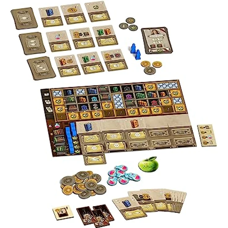 Cranio Creations Newton Neuauflage CC289, strategisches Tischspiel mit Erweiterung "Great Discoveries", mehrsprachig, Rot – Bild 4