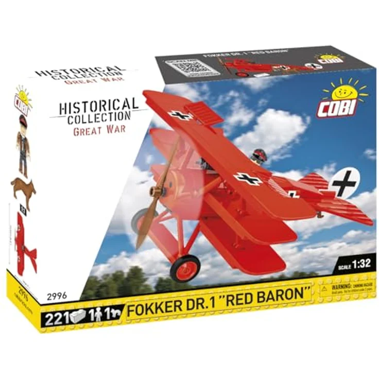 COBI Fokker DR. I RED Baron, Klemmbausteine made in EU – Bild 2