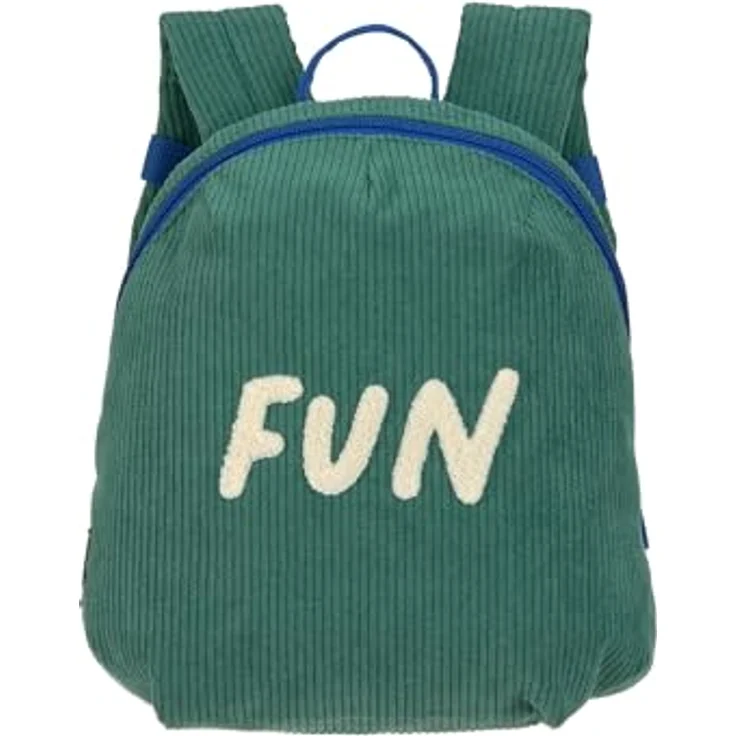 LÄSSIG Kinder-Rucksack Tiny Backpack Cord Little Fun ocean green, mit Brustgurt und 3,5L Volumen, ideal für Kita und Krippe – Bild 1