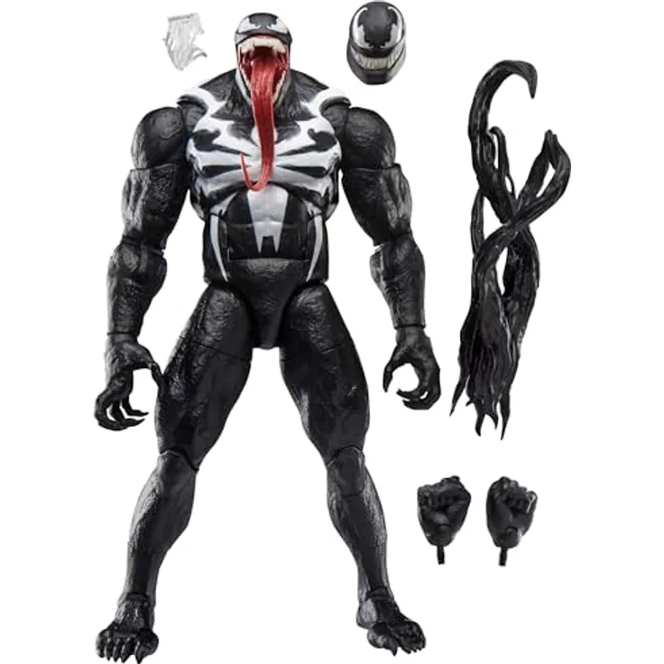 Hasbro Marvel Legends Series Gamerverse Venom Action-Figur, 26,5 cm, mit 4 Accessoires und über 20 Bewegungspunkten