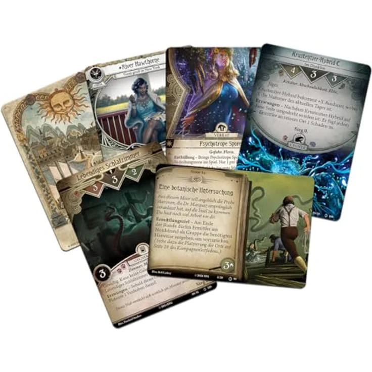 Fantasy Flight Games Arkham Horror: LCG – Das Fest von Hemlock Vale Kampagnen-Erweiterung, Expertenspiel, Kartenspiel, 1-4 Spieler, Deutsch – Bild 5
