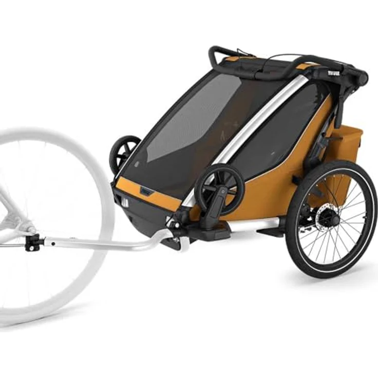 Thule Chariot Sport 2, Multifunktionaler Veloanhänger mit einhändig umwandelbarem Kinderwagen und sicherer Ein-Klick-Befestigung – Bild 5