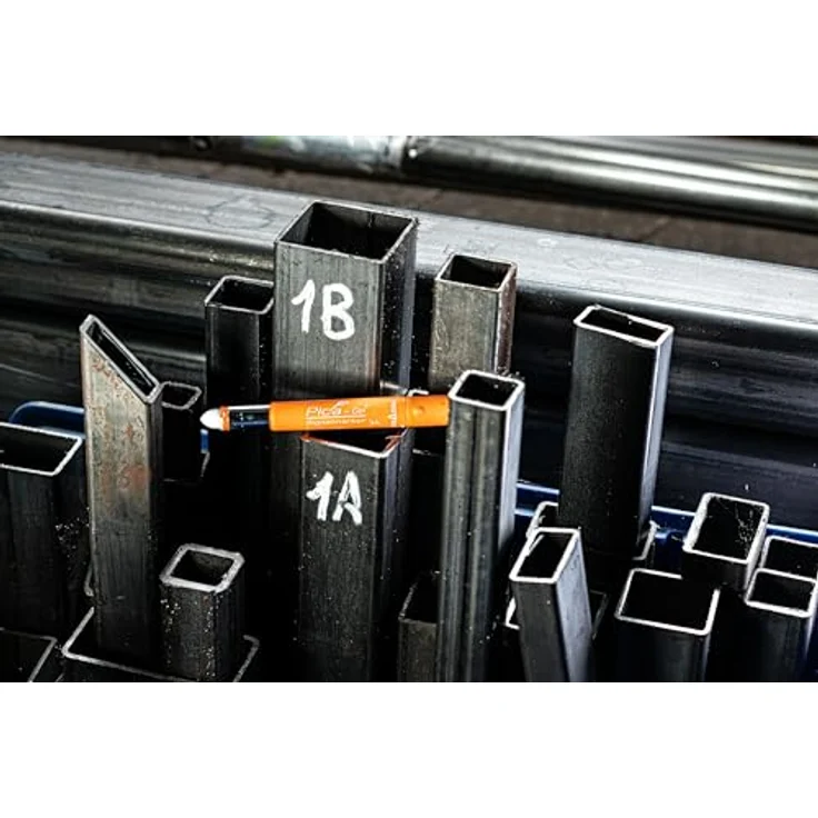 Pica PICA Gel Signalmarker 8084/SB, gelb, 8 mm Spitze, temperaturbeständig bis 1000 °C, wetterfest und lichtbeständig – Bild 6