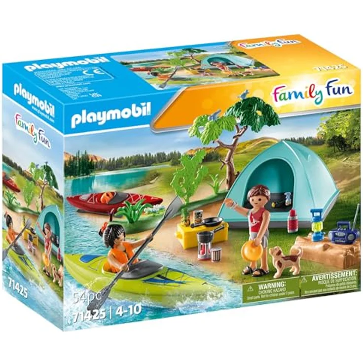 Playmobil® Konstruktions-Spielset Zelten (71425), Family & Fun, (54 St) – Bild 3