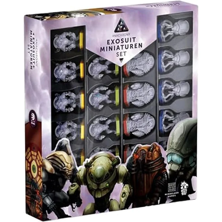 Skellig Games 0048-0019-03 Brettspiel, bunt mit 24 extra großen und detailreichen Exosuit-Miniaturen – Bild 2