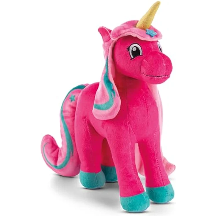 NICI Lissy PONY Antonia, 22cm Einhorn Kuscheltier aus weichem Plüsch in Pink mit Glitzerhorn, ideales Plüschtier zum Kuscheln und Spielen für Kinder und Erwachsene, tolle Geschenkidee - 49975 – Bild 1