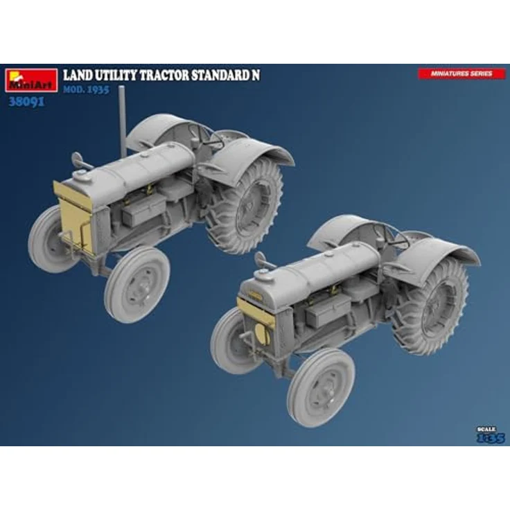 Mini art 1:35 Ackerschlepper Std. N Mod. 1935, detailgetreues Modellfahrzeug aus Kunststoff, 59 cm lang, historische Nachbildung eines Landnutzungs-Traktors – Bild 8