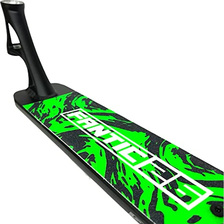 Fantic26 Stuntscooter Fantic26 Stunt-Scooter Griptape 58,5cm x 15,5cm Swirl Schwarz/Grün, reißfestes/wasserfestes PVC Material, maximale Deck Größe 15,5cm x 58,5cm, extra starker Kleber – Bild 5