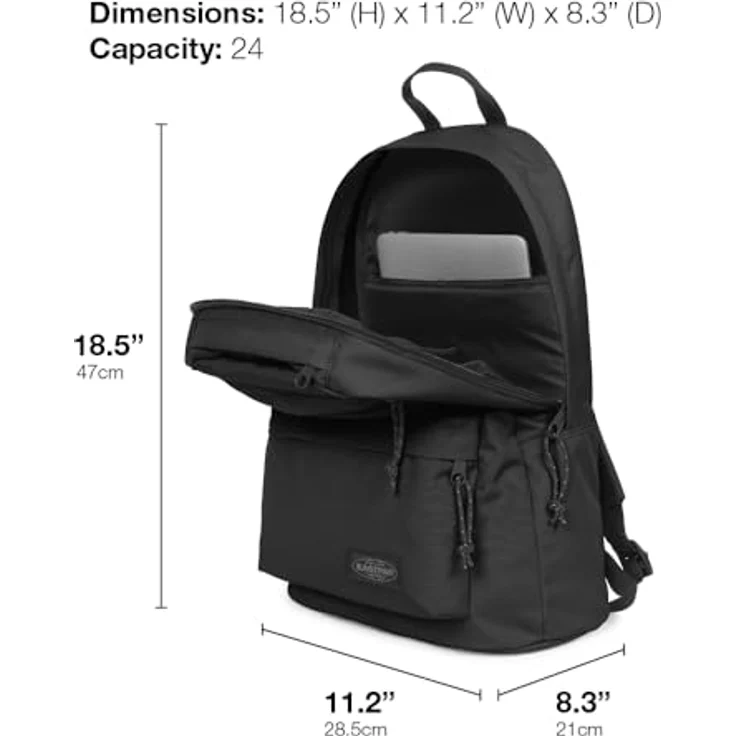 eastpak PADDED DOUBLE black denim – Bild 6