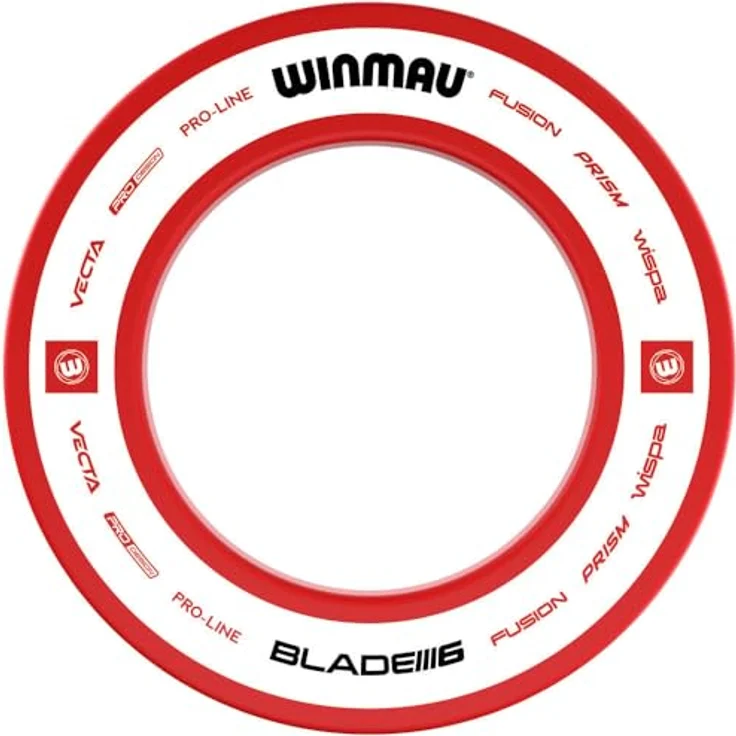 Winmau Catchring Pro-Line 2.0, Auffangring für Dartspiele, 68 cm Durchmesser, rot – Bild 1