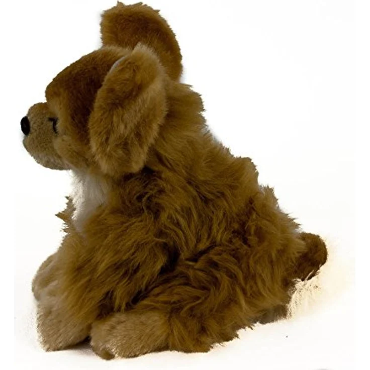 Teddys Rothenburg Kuscheltier Chihuahua 17 cm sitzend braun Plüschchihuahua Plüschhund by Uni-Toys, kuschelweicher Plüsch, waschbar bis 30°C – Bild 2