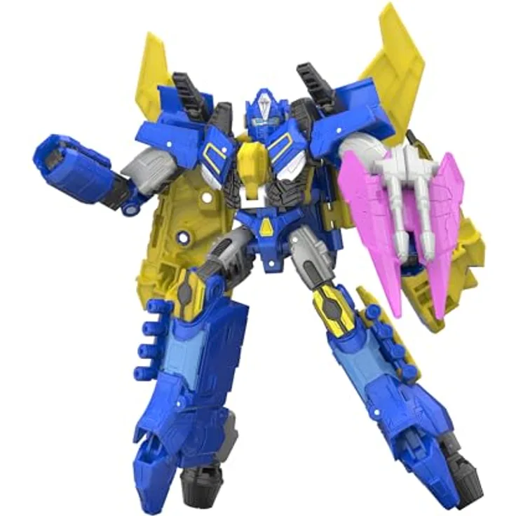 Transformers Studio Series Voyager-Klasse Sentinel Prime Action-Figur mit beweglichen Gelenken, 16,5 cm, Triple Changer und Zubehör (Schwert & 2 Blaster)