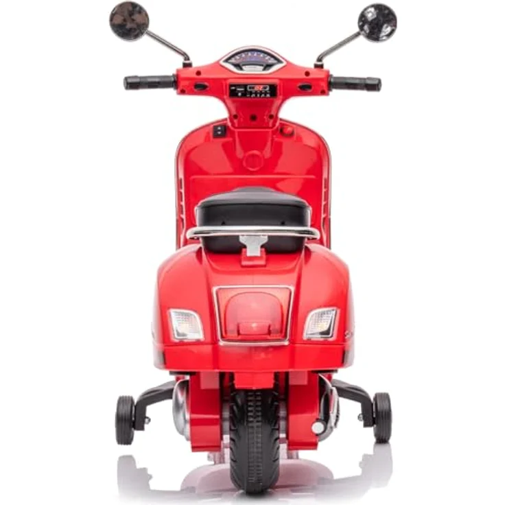 Sun Baby Elektrischer Kinderroller Vespa MAXI, 12V Akku, MP3-Player, rot, für Kinder 3–6 Jahre – Bild 5