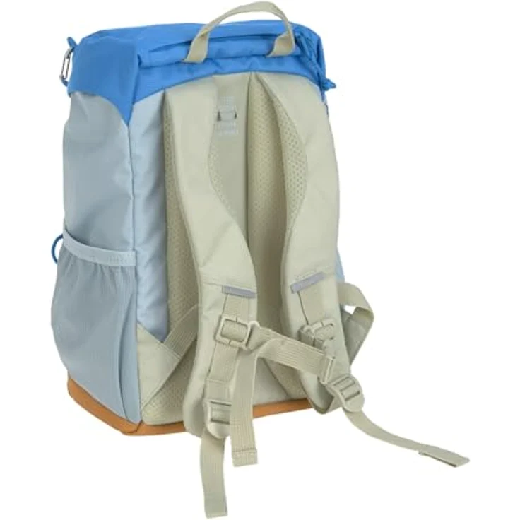 LÄSSIG Mini Outdoor Rucksack Sunny Explorer, 9 Liter, Kindergartenrucksack für Kinder ab 3 Jahren, grün/blau mit Regenschutz und isolierter Sitzunterlage – Bild 2