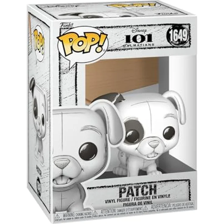 Funko Pop! Disney: Sketched - 101 Dalmations - Patch - Vinyl-Sammelfigur, 9,5 cm, offizielle Handelsware für Sammler und Disney-Fans – Bild 1