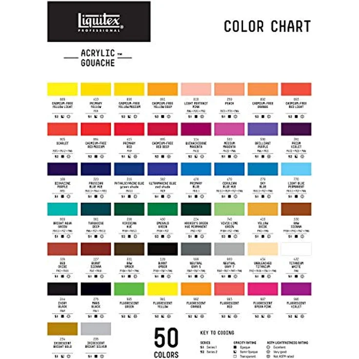 Liquitex Professional Acryl Gouache Dioxazinpurpur, 59ml Flasche, hochdeckend, wasserfest und lichtecht, matt – Bild 3