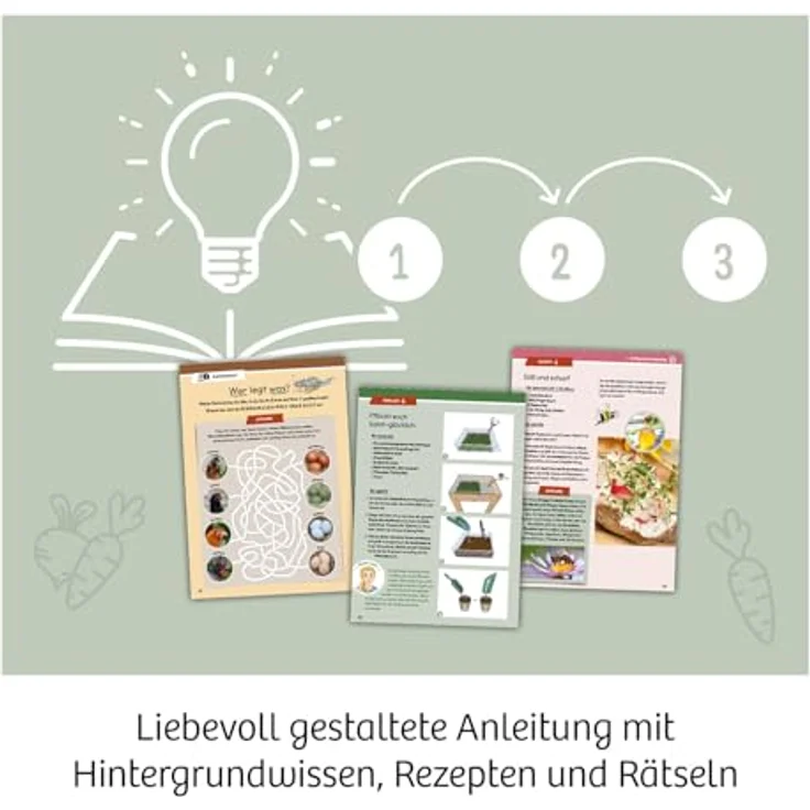 Kosmos Experimentierkasten Judith Rakers Meine erste Farm, Made in Germany, Mini-Hochbeet und interaktive Anleitung – Bild 5