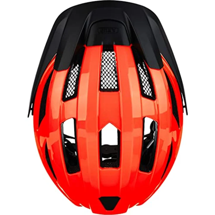 ABUS 87224 Fahrradhelm, Orange (Shrimp Orange), S (51-55 cm) – Bild 4