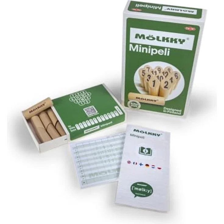 Tactic Mölkky Pocket Mini, Brettspiel im kompakten Format – Bild 2