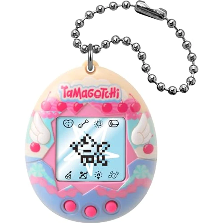 Kiddieland Tamagotchi Angel Cake (P3), digitales Haustier mit interaktiven Spielmöglichkeiten, bunt – Bild 1