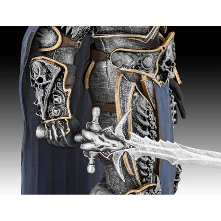 Revell Modellbau Geschenkset World of Warcraft The Lich King, mehrteilige Figur mit Sockel, inkl. Farben, Kleber und Pinsel – Bild 5