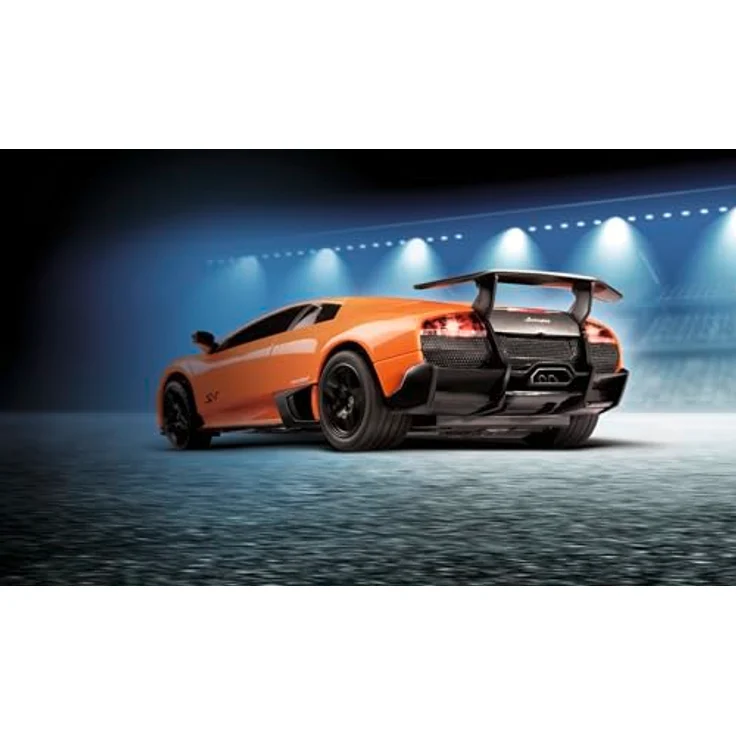Carson 500404307 Lamborghini Murcielago SV 1:24, ferngesteuertes Auto mit LED-Beleuchtung, Fahrzeit ca. 60 min, 2.4G 100% RTR – Bild 4