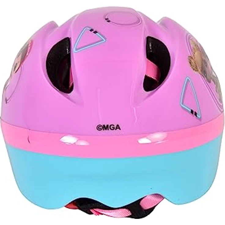 Volare L.O.L. Surprise! Kinder Fahrrad-Helm Deluxe Gr. 52-56 cm, einstellbarer Kopfumfang, leichtgewichtig, Lizenzartikel – Bild 4