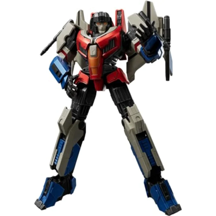 Dickie Blokees Transformers Starscream Bausatz, bewegliche Figur mit 20 Gelenken und beleuchteten Augen, 87 Teile, 12,6 cm – Bild 3