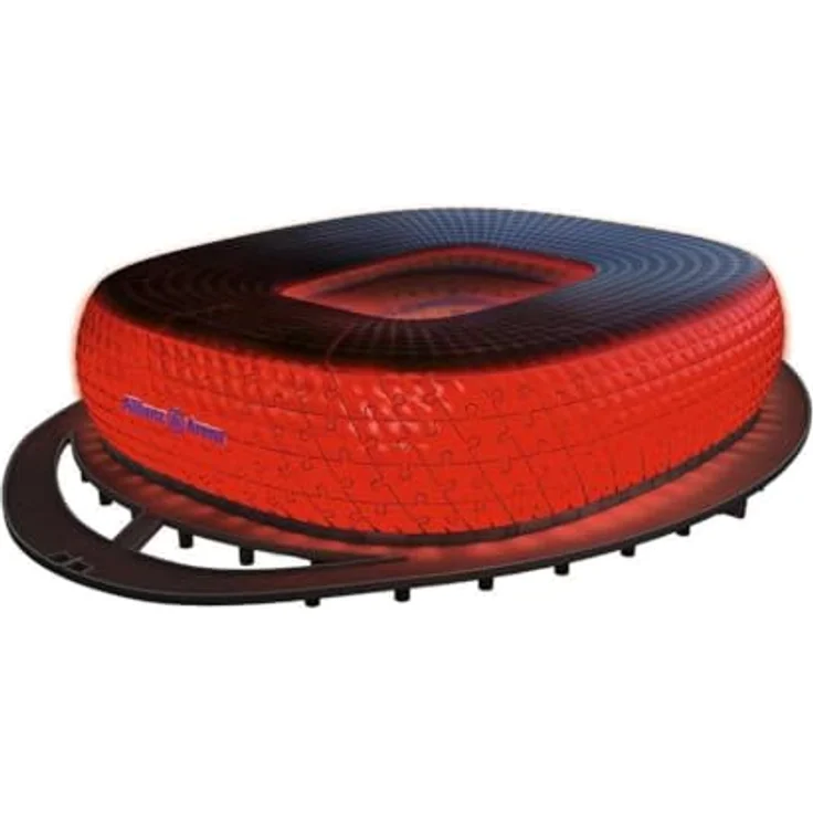 Ravensburger 3D Puzzle Iconics: Allianz Arena - detailgetreue Nachbildung mit LED-Licht, 216 Teile – Bild 5