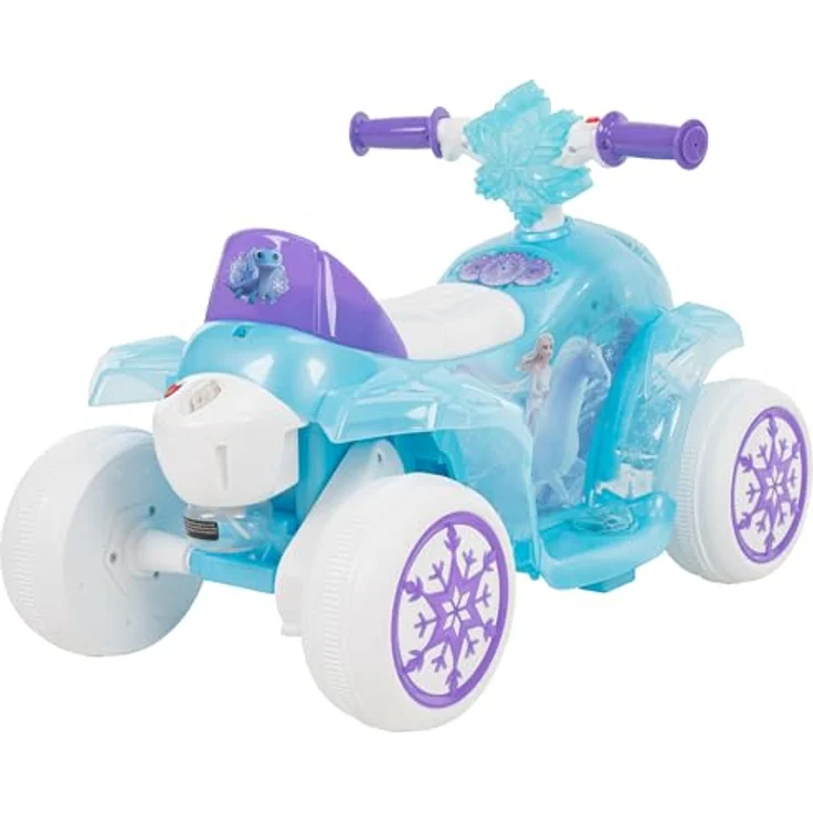 Huffy Disney Frozen Luftblasen Quad, 7.2V Elektrofahrzeug mit Seifenblasengenerator und Disney Motiv, Geschwindkeit bis 2,5 km/h – Bild 4