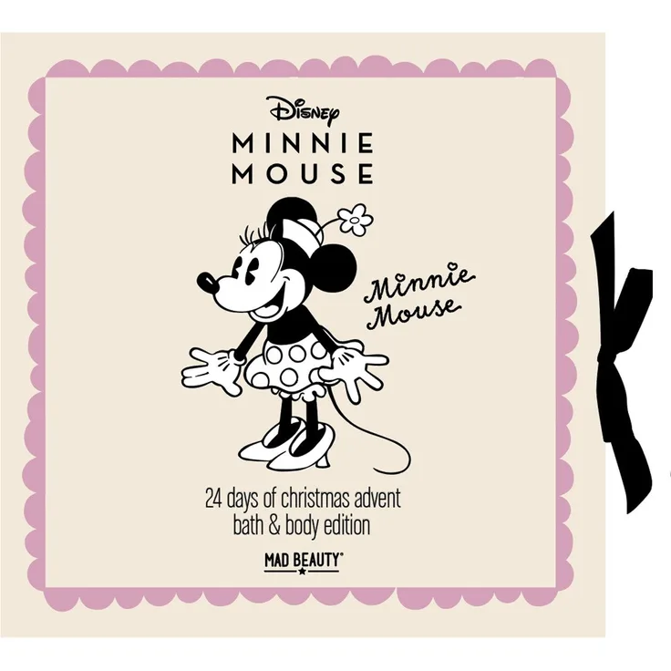 ACCENTRA Adventskalender Disney Minnie Mouse, im Minnie Mouse Look, Box mit 24 Beauty-Überraschungen
