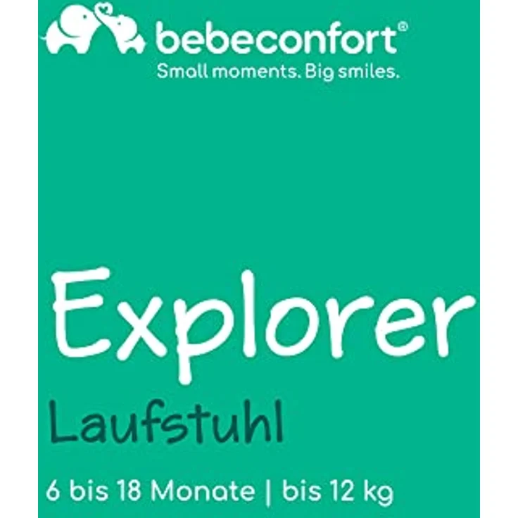 Bebeconfort Explorer Lauflernhilfe, mit abnehmbarem Aktivitätstablett, Einfach zusammenklappbare Lauflernhilfe für Babys, von 6-18 Monaten, bis zu 12kg, Gray Mist – Bild 3