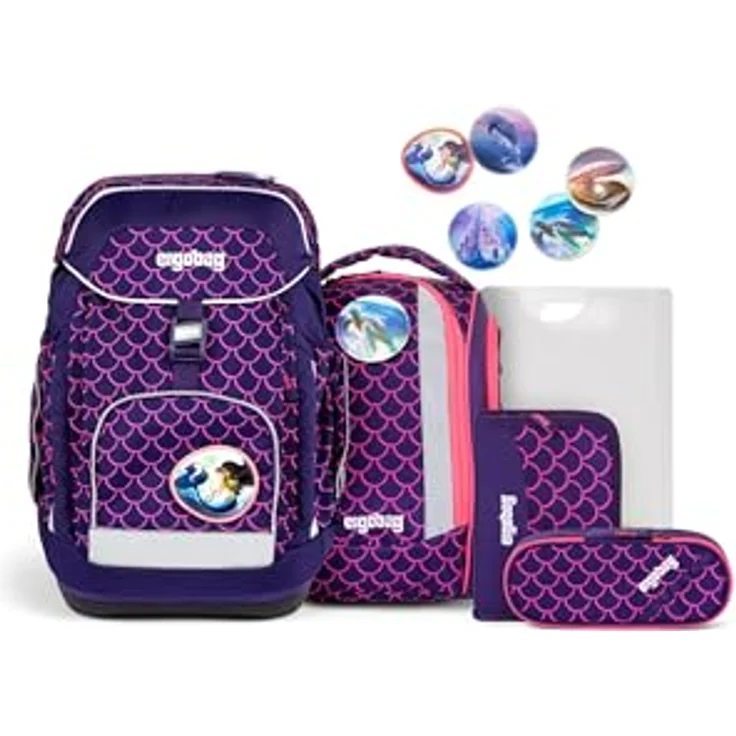 Ergobag Schulrucksack Maxi (5tlg) - Innovatives Set mit individueller Anpassungsmöglichkeit – Bild 2