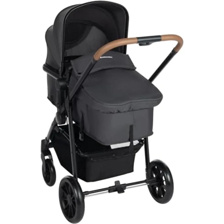 Bebeconfort Haze Trio, 3-in-1 Kombikinderwagen mit wendbarem 2-in-1-Sitz, Babyschale R129, leicht und kompakt, Mineral Graphite – Bild 7