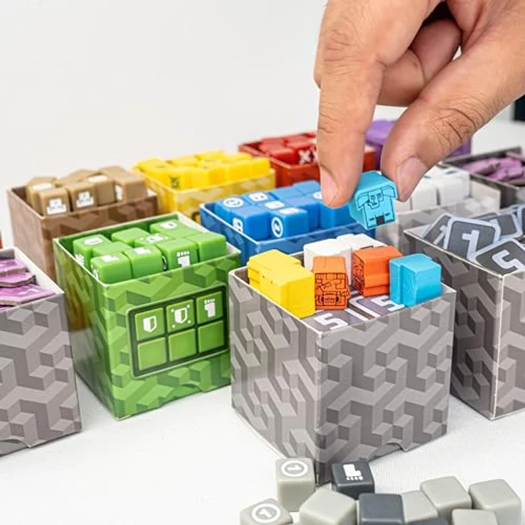 Alderac Entertainment Group Cubitos - Würfelspiel - ENG Edition, Strategisches Rennspiel mit Würfeln und Unterstützungsmechanik – Bild 4