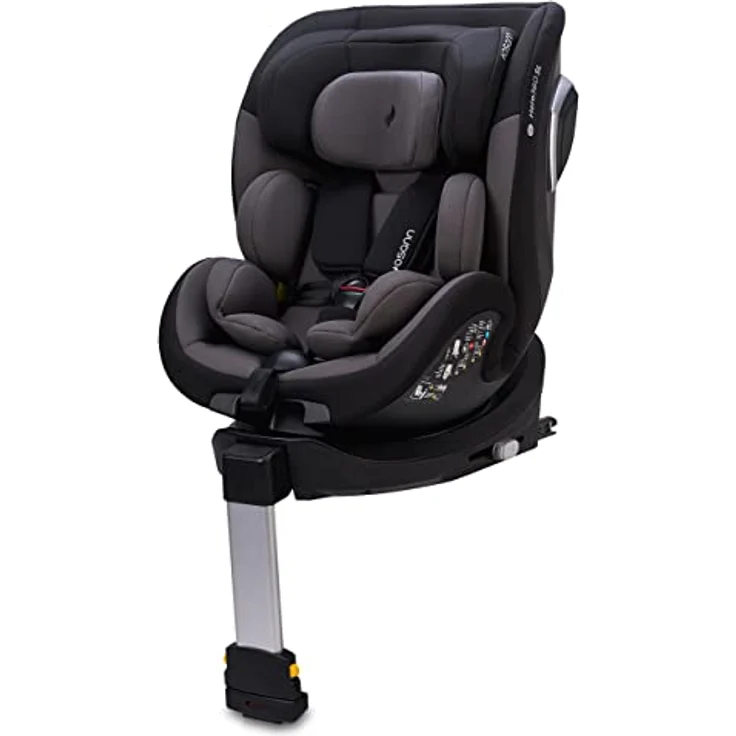 Osann Reboarder-Kindersitz Hero 360 SL - drehbar, Isofix-Basis, Twill Black – Bild 1