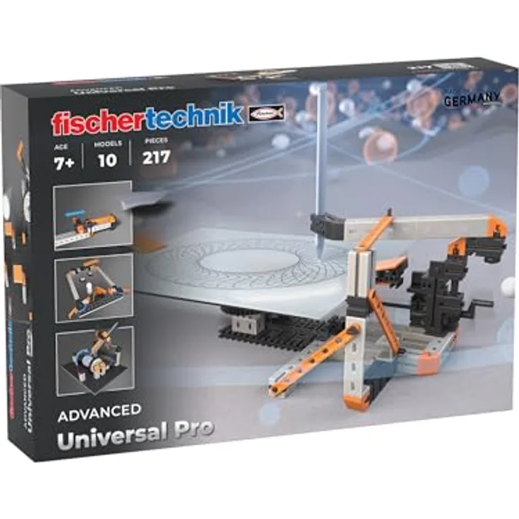 Fischertechnik Universal Pro, Experimentierkasten für Kinder ab 7 Jahren mit vielfältigen Bausteinen und kreativen Modellen