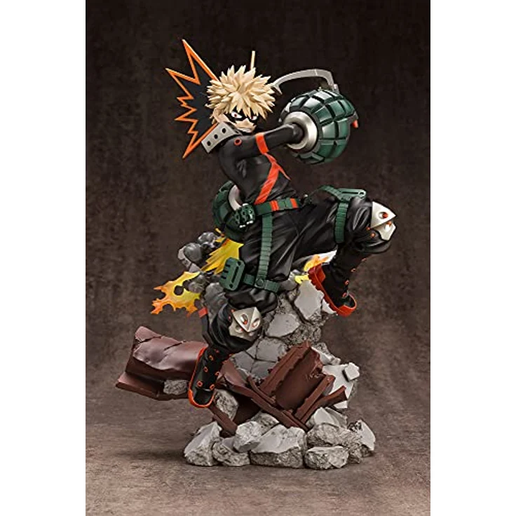 Kotobukiya My Hero Academia ARTFXJ Katsuki Bakugo Ver. 2 Bonus Edition Figur, 26 cm, PVC Statue mit Austausch-Kopf, mehrfarbig – Bild 8