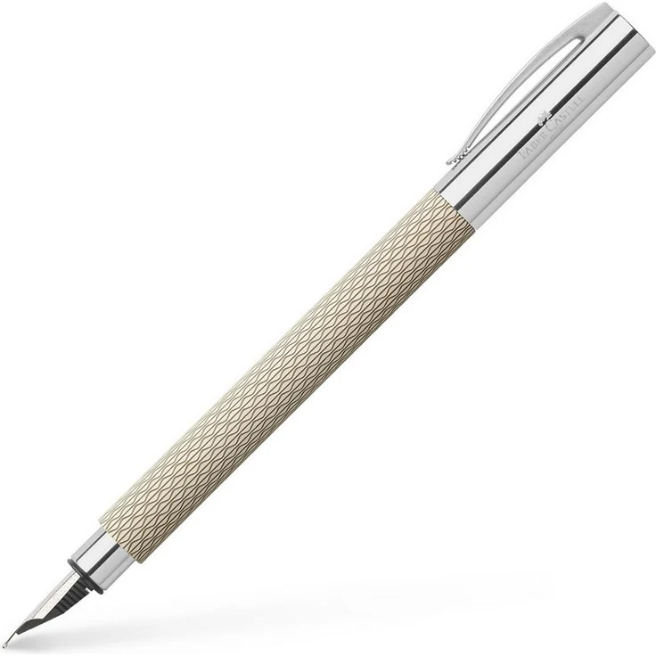 Faber-Castell Füllhalter Ambition OpArt, Edler Füller mit Schaft aus Edelharz, Feder M – Bild 1