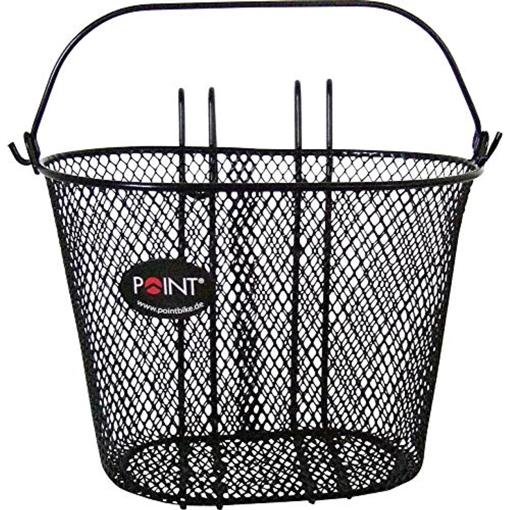 Point Kinder Fahrradkorb VR Colour, schwarz, 25x16x16cm, 05102805 – Bild 3