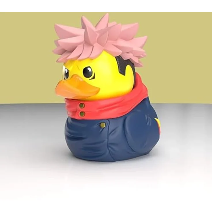 TUBBZ Mini: Jujutsu Kaisen - Yuji Itadori als Cosplay-Gummiente Vinyl-Figur, 5 cm groß, in Mini-Badewanne mit JJK-Logo – Bild 3